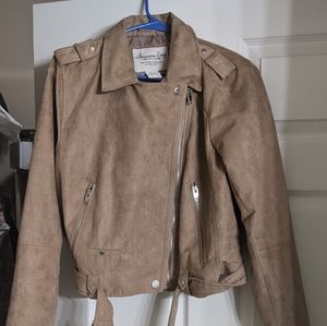 Faux Leather Jacket from Kohls